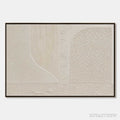 ARTOVITAS Silent Composition – Large Textured Minimalist Wabi Sabi - image 1