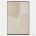 ARTOVITAS Earthen Forms – Large Textured Wabi-Sabi Abstract Painting - image 1