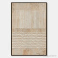 ARTOVITAS Earthen Rhythm – Vertical Wabi-Sabi Textured Abstract - image 1