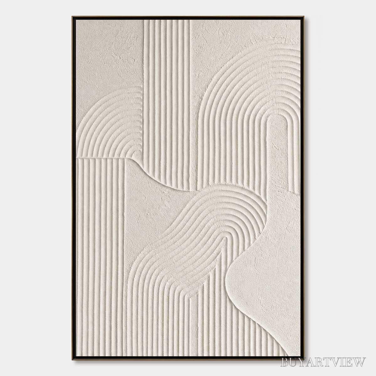 ARTOVITAS Zenith – Textured Wabi Sabi Minimalist Abstract Painting - image 1