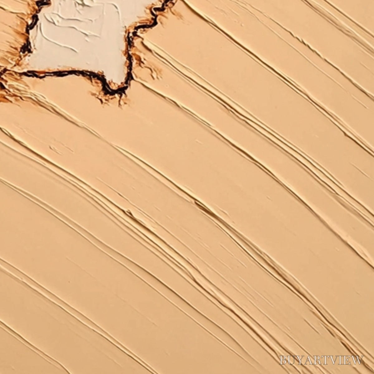 ARTOVITAS Kintsugi – Textured Wabi-Sabi Impasto Abstract Painting - image 3