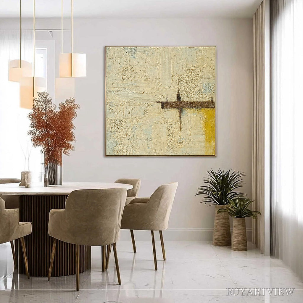 ARTOVITAS Foundation – Wabi-Sabi Inspired Textured Abstract Oil Painting - image 6