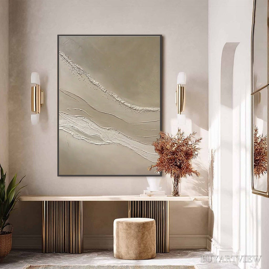 ARTOVITAS Serene Trace – Minimalist Wabi-Sabi Textured Abstract - image 6
