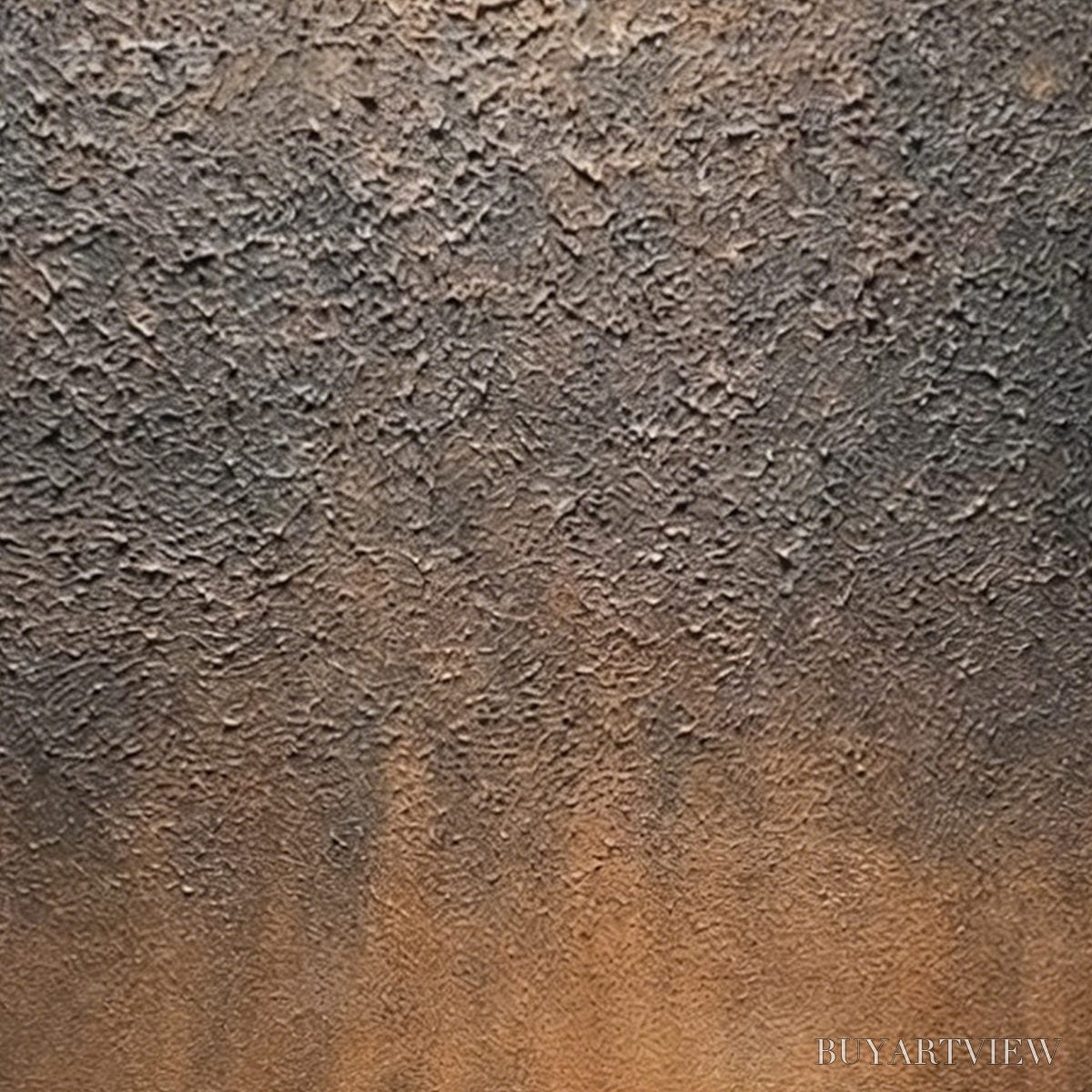 ARTOVITAS Earthen Echo – Heavily Textured Wabi Sabi Abstract Painting - image 3