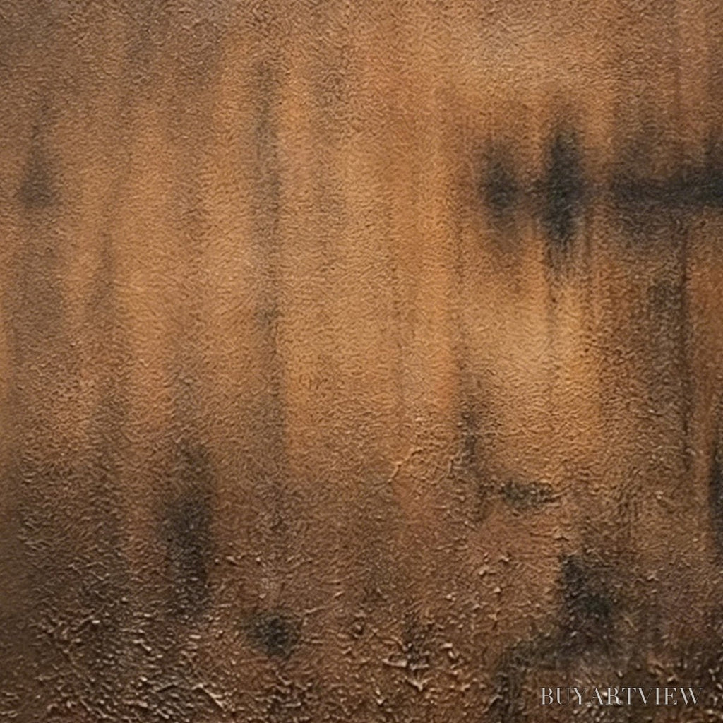 ARTOVITAS Earthen Echo – Heavily Textured Wabi Sabi Abstract Painting - image 5