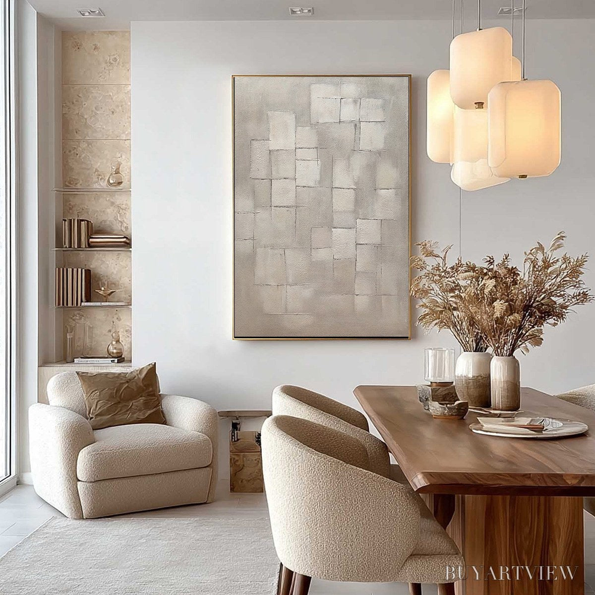 ARTOVITAS Foundations – Textured Minimalist Geometric Abstract Painting - image 4