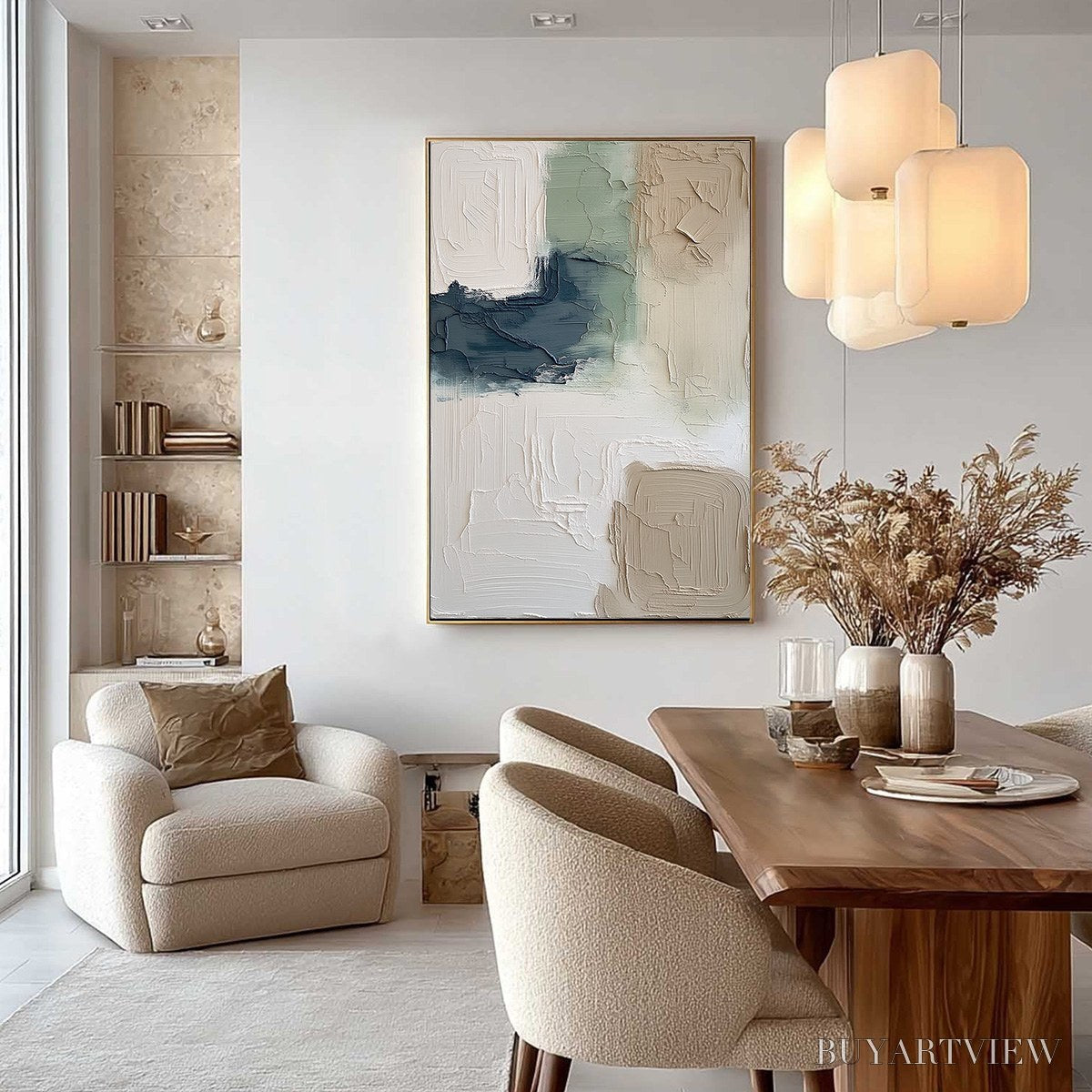 ARTOVITAS Terra Firma – Textured Wabi-Sabi Abstract in Earth Tones - image 4