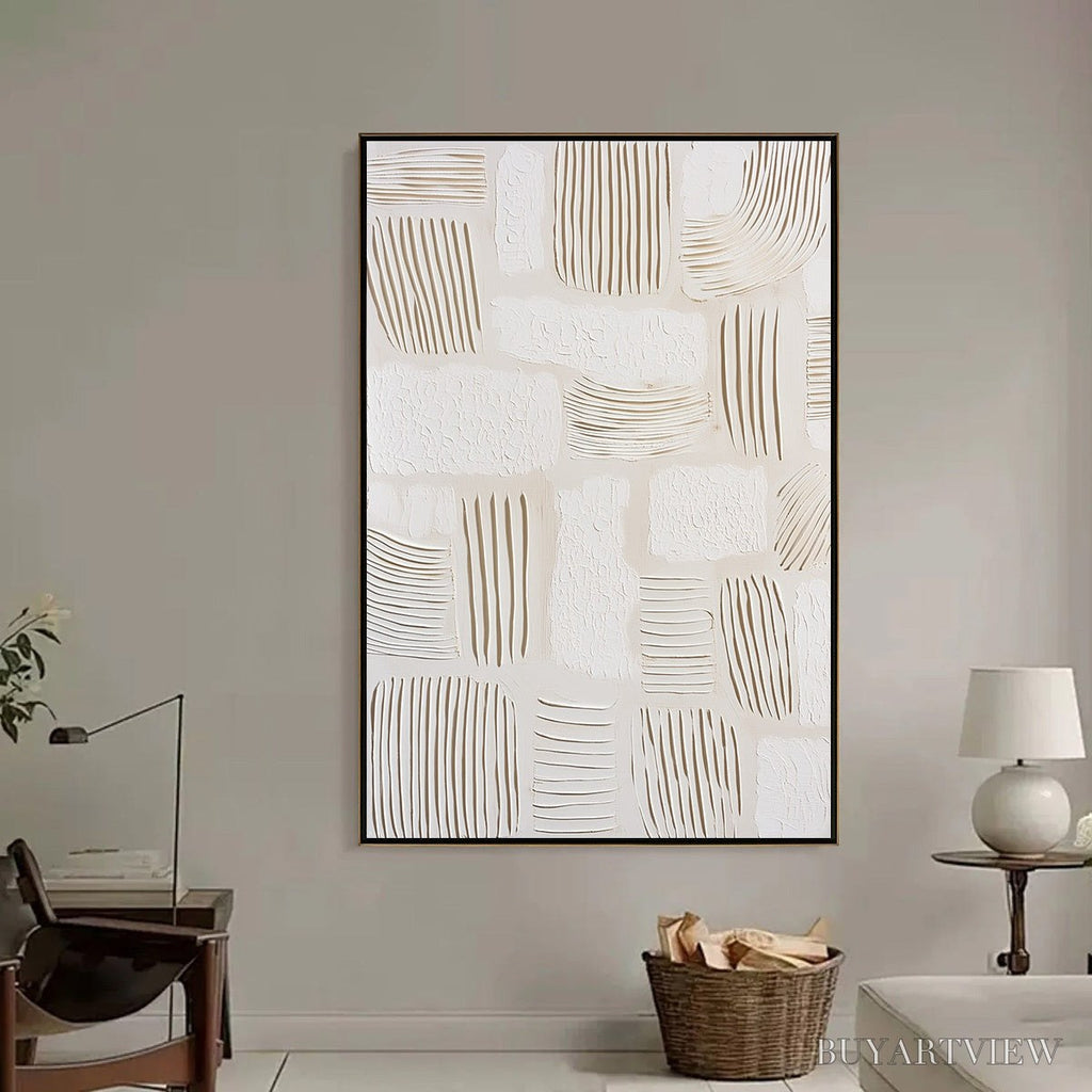 ARTOVITAS Scriptures – Textured Wabi-Sabi Abstract Canvas Art - image 6