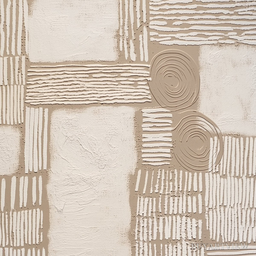 ARTOVITAS Terra Forma – Large Textured Wabi Sabi Abstract Painting - image 3