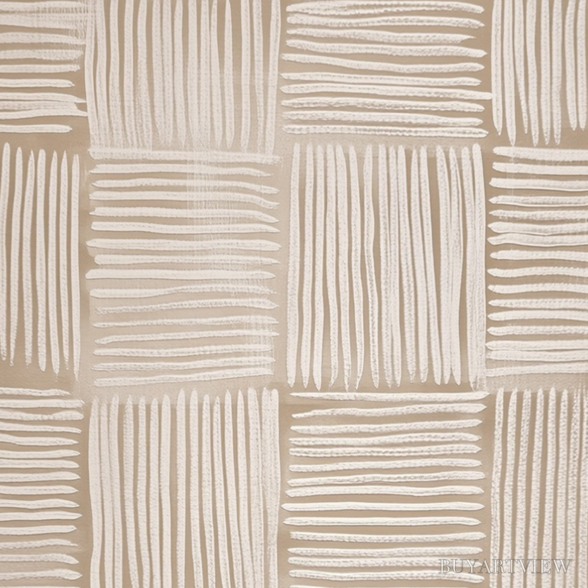 ARTOVITAS Woven Calm – Textured Minimalist Wabi-Sabi Abstract Painting - image 3