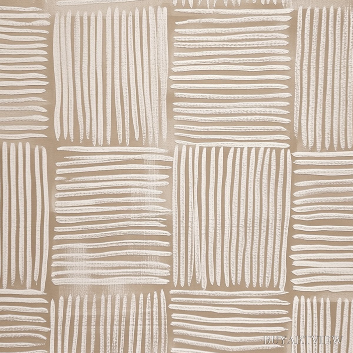 ARTOVITAS Woven Calm – Textured Minimalist Wabi-Sabi Abstract Painting - image 5