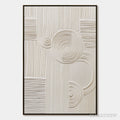 ARTOVITAS Sculpted Serenity – Textured Beige Minimalist Wabi Sabi - image 1