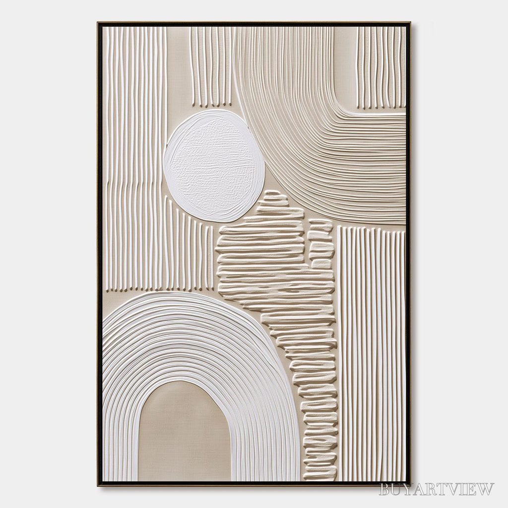 ARTOVITAS Zenith – Textured Wabi Sabi in Minimalist Beige and White - image 1