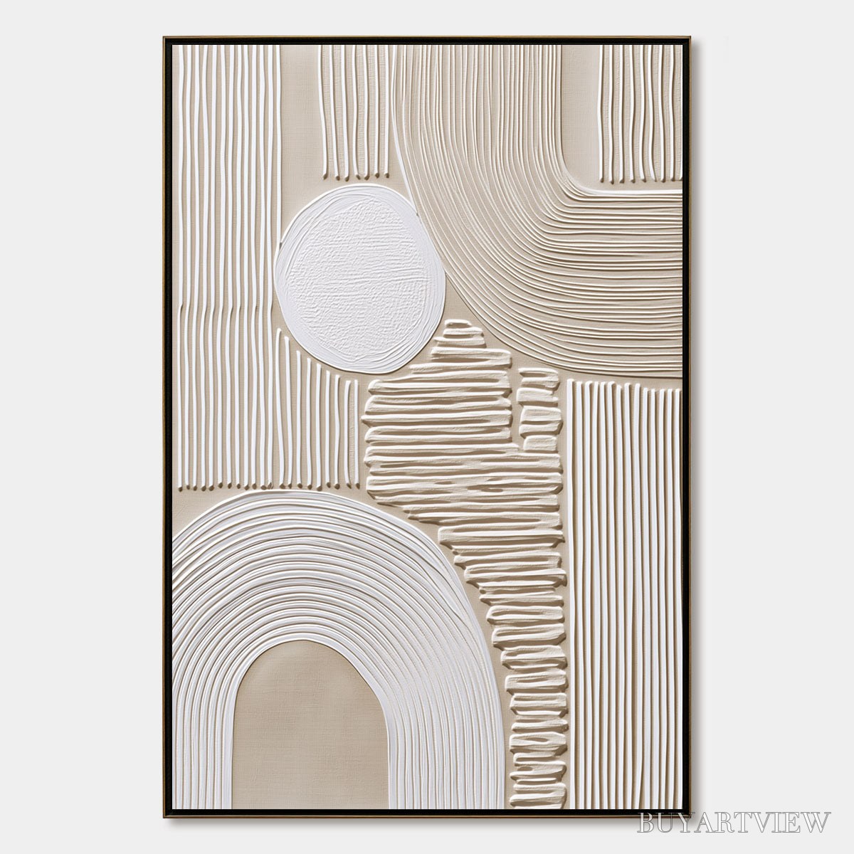 ARTOVITAS Zenith – Textured Wabi Sabi in Minimalist Beige and White - image 1