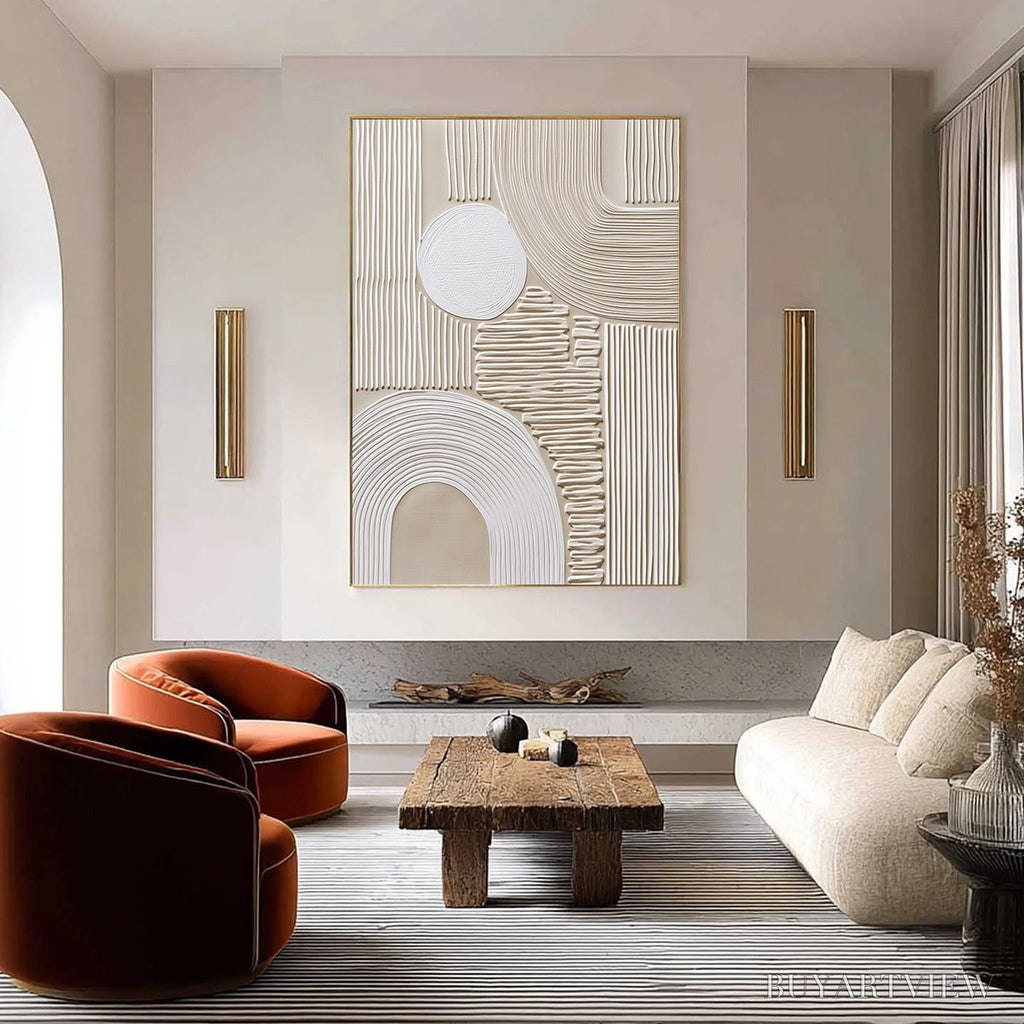 ARTOVITAS Zenith – Textured Wabi Sabi in Minimalist Beige and White - image 2