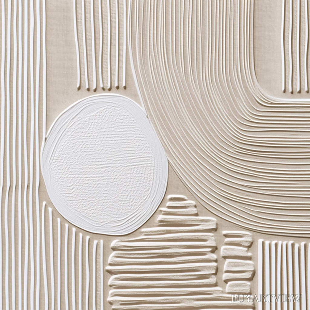 ARTOVITAS Zenith – Textured Wabi Sabi in Minimalist Beige and White - image 3