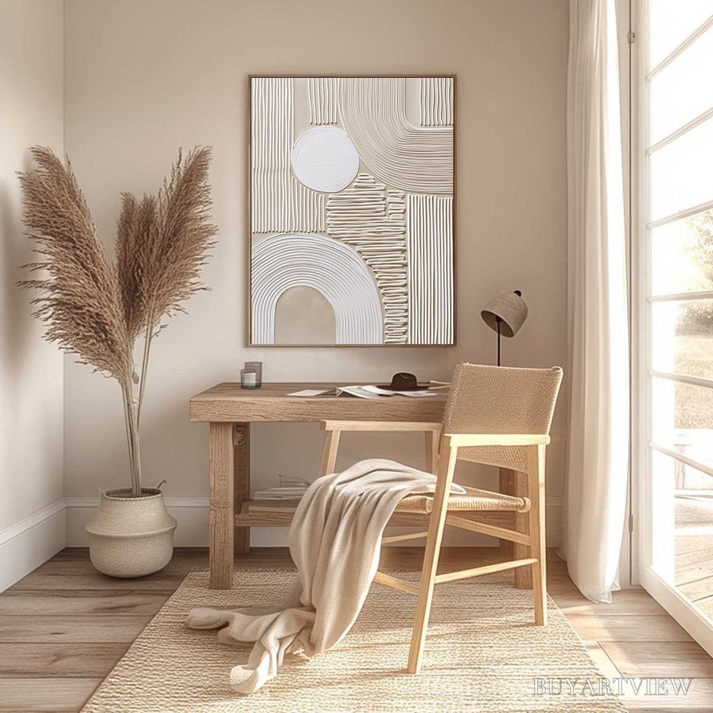 ARTOVITAS Zenith – Textured Wabi Sabi in Minimalist Beige and White - image 4