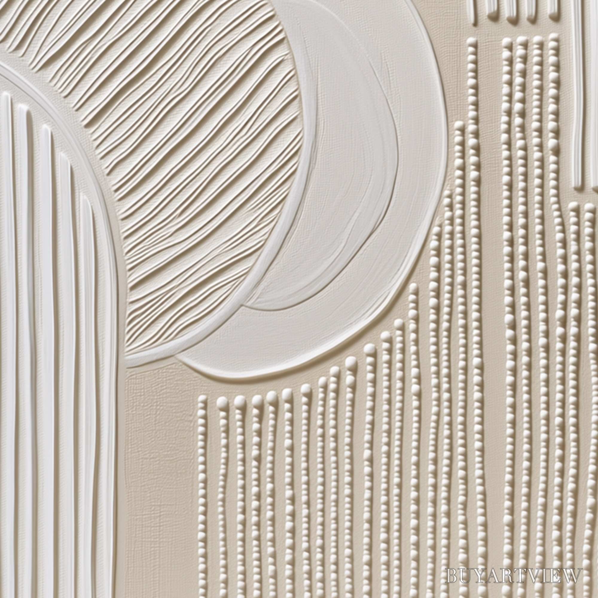 ARTOVITAS Sculpted Serenity – Textured Minimalist Abstract - image 5