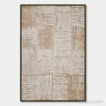 ARTOVITAS Woven Rhythm – Textured Wabi Sabi Abstract - image 1