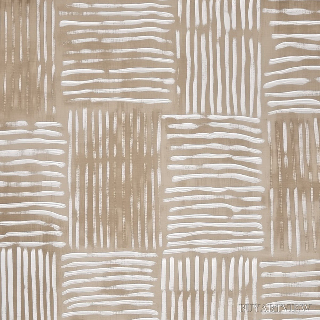 ARTOVITAS Woven Rhythm – Textured Wabi Sabi Abstract - image 3
