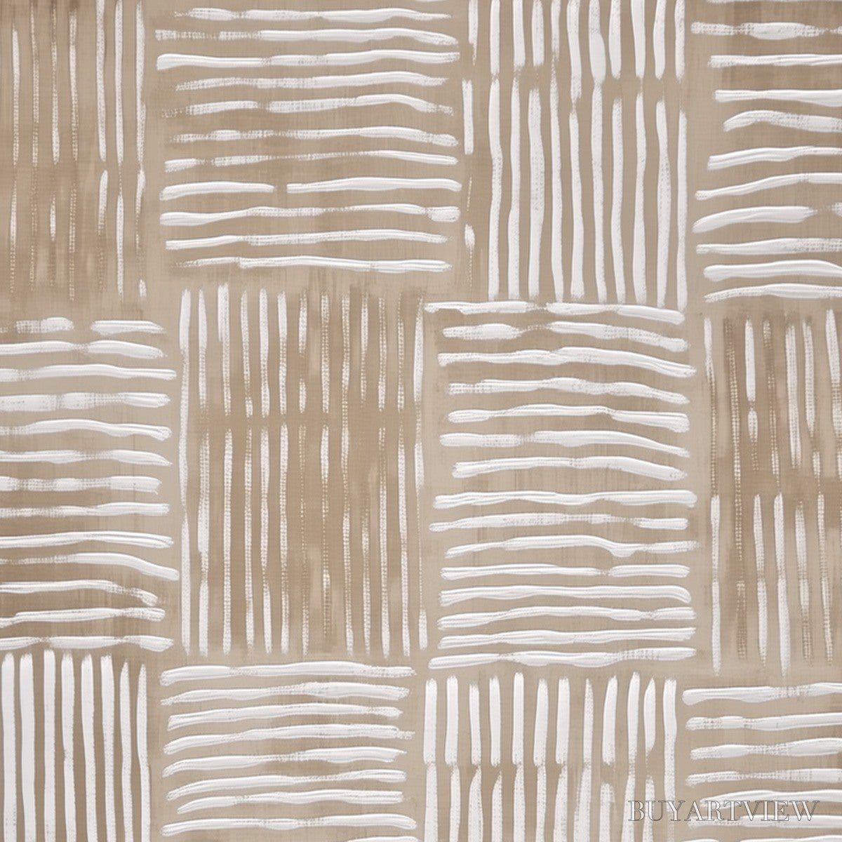 ARTOVITAS Woven Rhythm – Textured Wabi Sabi Abstract - image 3