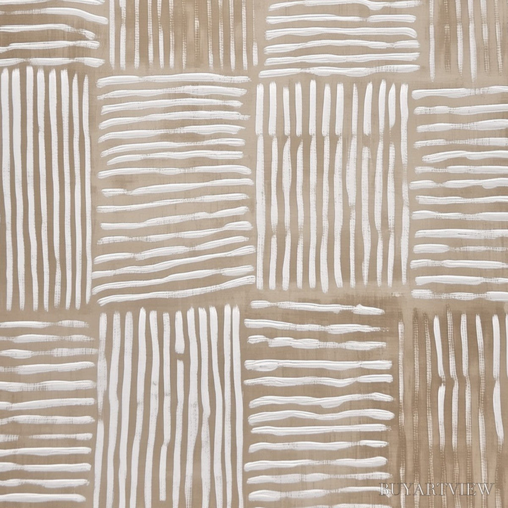 ARTOVITAS Woven Rhythm – Textured Wabi Sabi Abstract - image 5