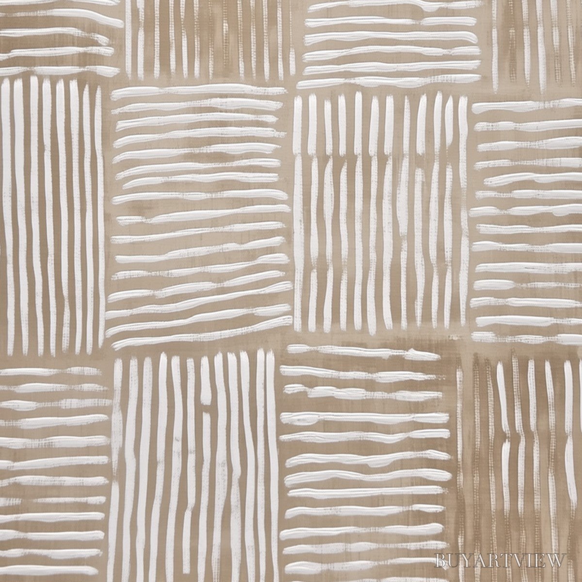 ARTOVITAS Woven Rhythm – Textured Wabi Sabi Abstract - image 5