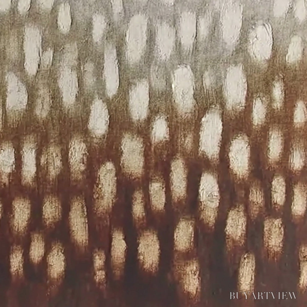 ARTOVITAS Earth'S Whisper – Textured Wabi Sabi Abstract Art in Earth Tones - image 3