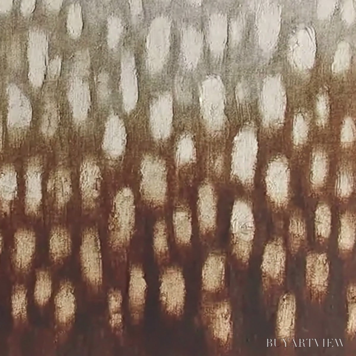 ARTOVITAS Earth'S Whisper – Textured Wabi Sabi Abstract Art in Earth Tones - image 3