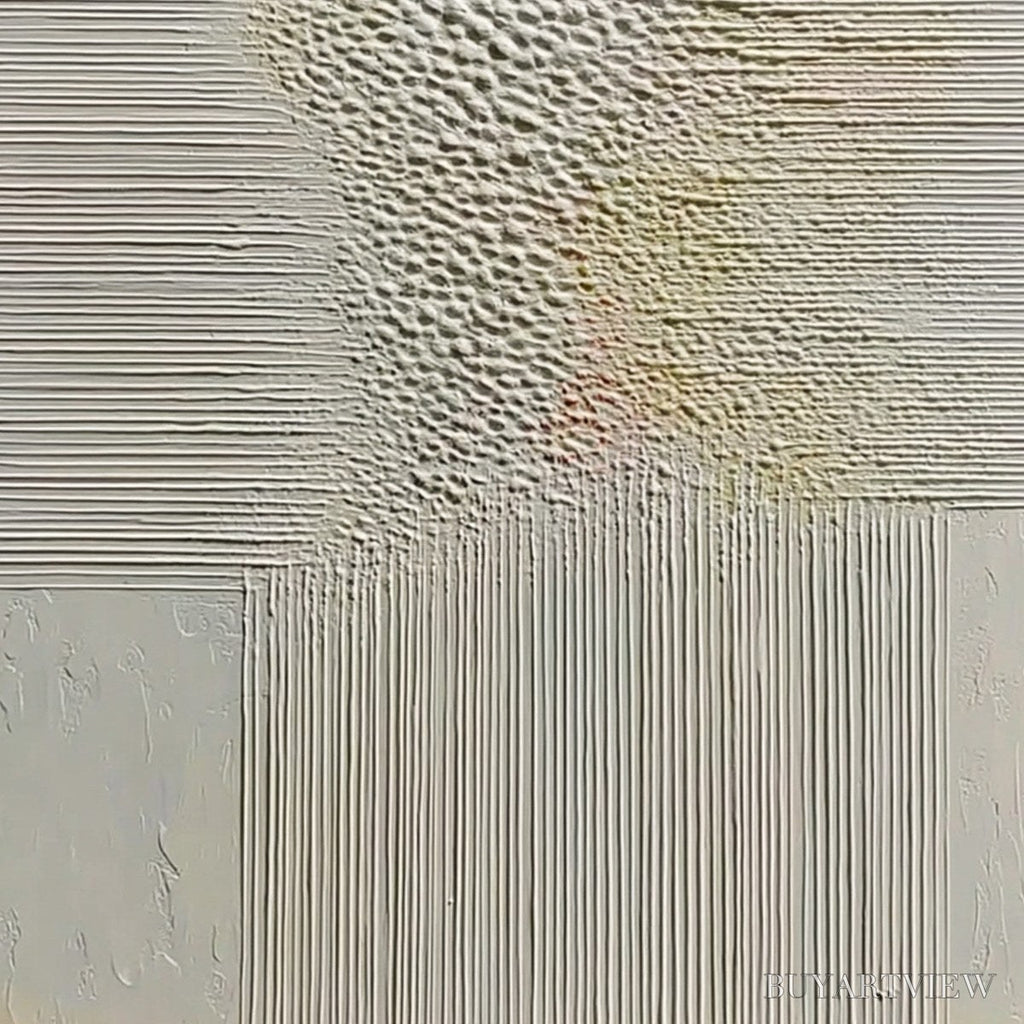 ARTOVITAS Echoes of Stillness – Vertical Wabi Sabi Textured Abstract - image 5