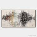 ARTOVITAS Frequency – Large Textured Wabi Sabi Abstract Painting - image 1