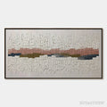 ARTOVITAS Strata – Wabi Sabi Textured Abstract Horizontal - image 1