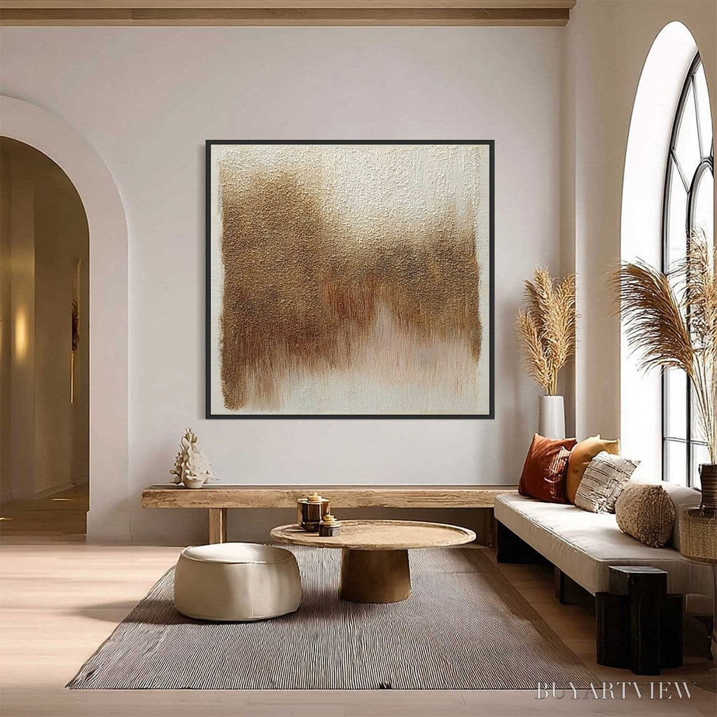 ARTOVITAS Terra Firma – Heavy Textured Wabi Sabi Abstract Painting - image 2