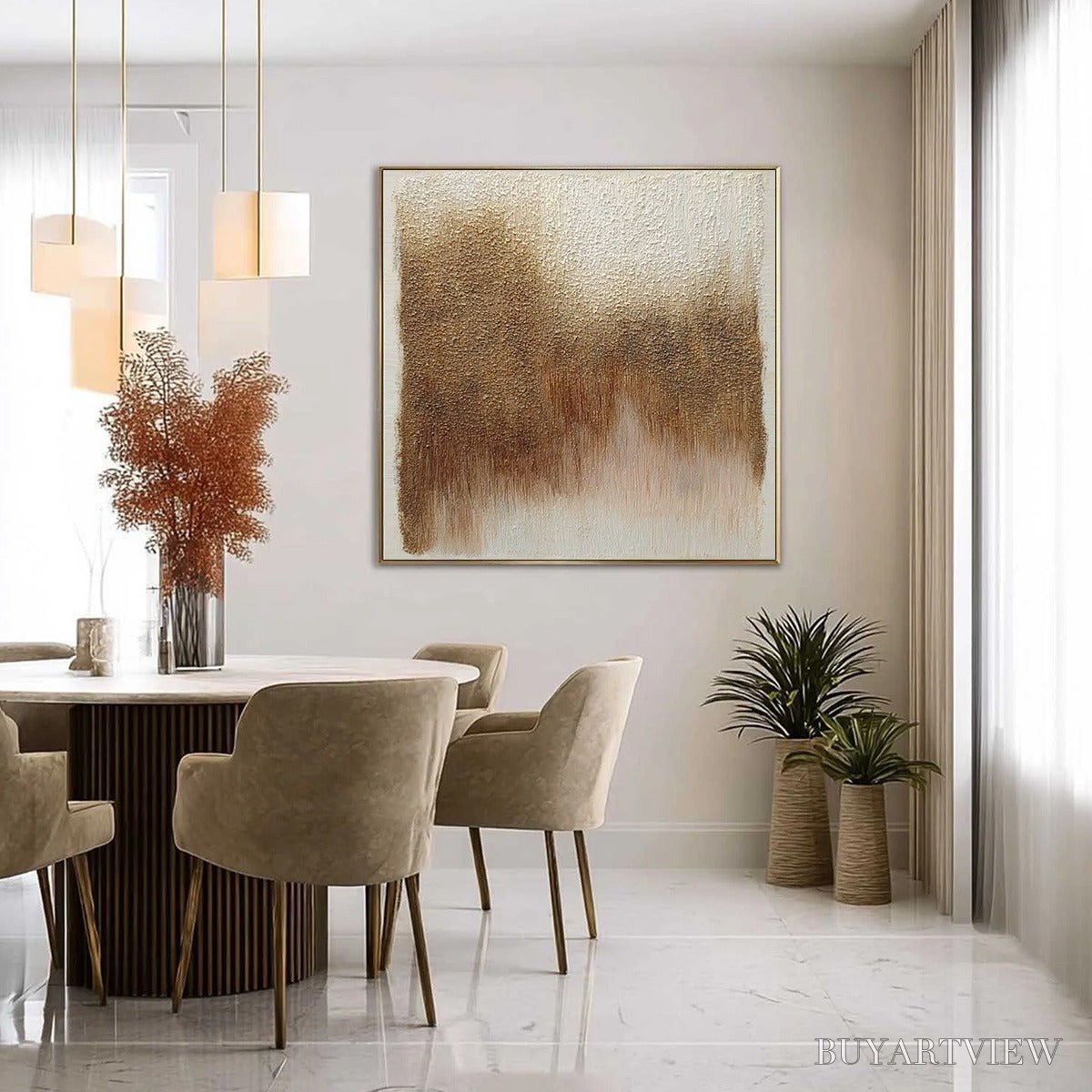 ARTOVITAS Terra Firma – Heavy Textured Wabi Sabi Abstract Painting - image 4