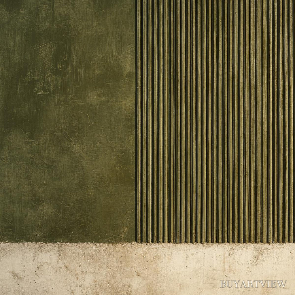 ARTOVITAS Terra Firma – Textured Wabi Sabi Abstract Painting in Earth Tones - image 3