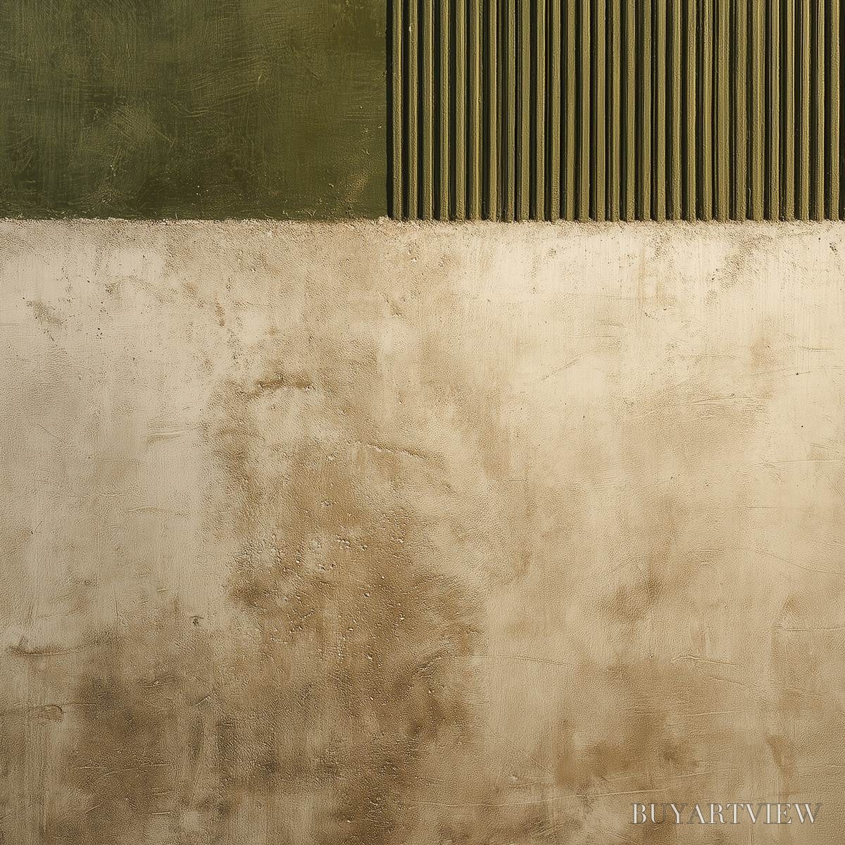 ARTOVITAS Terra Firma – Textured Wabi Sabi Abstract Painting in Earth Tones - image 5