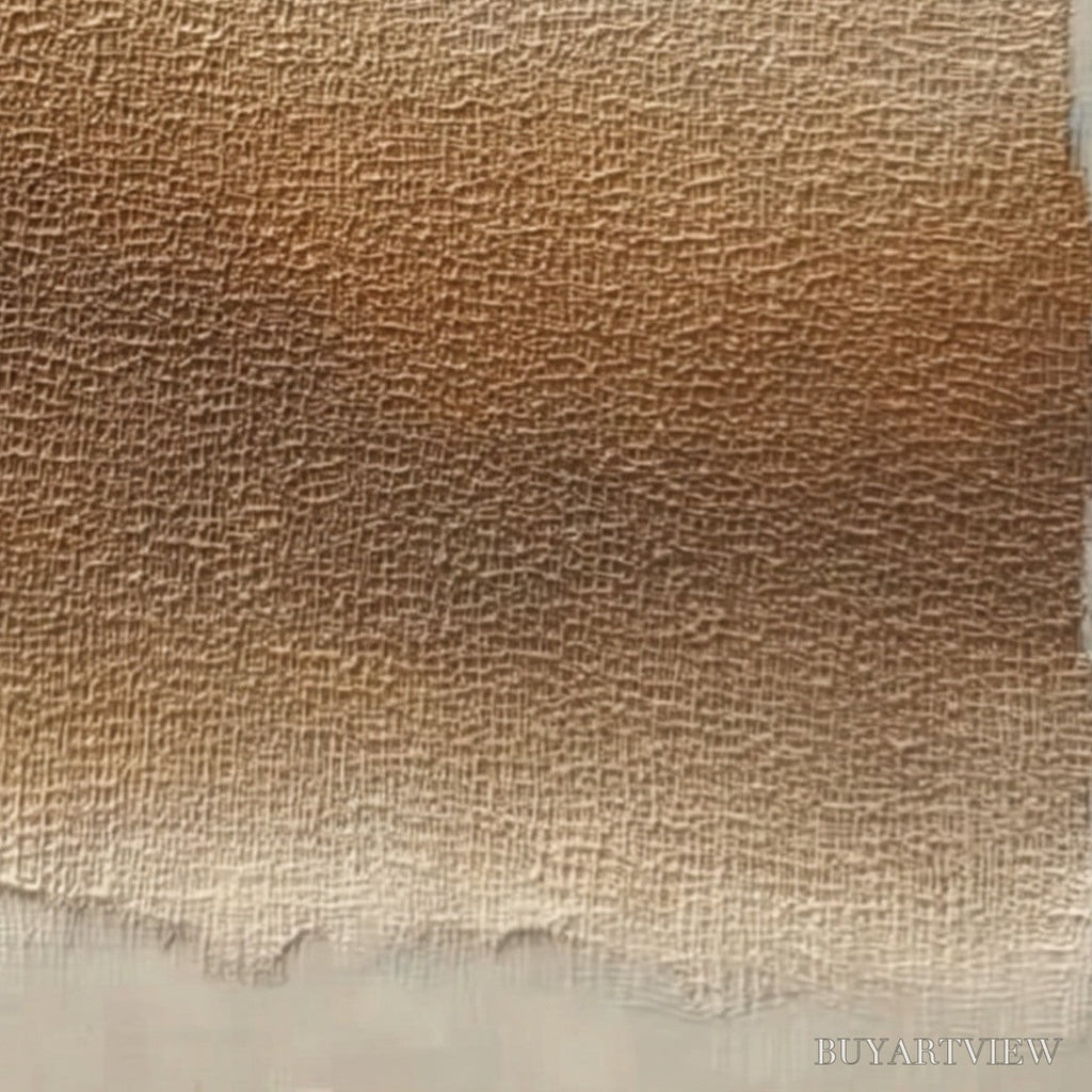 ARTOVITAS Earthen Veil – Large Textured Wabi Sabi Abstract Painting - image 5