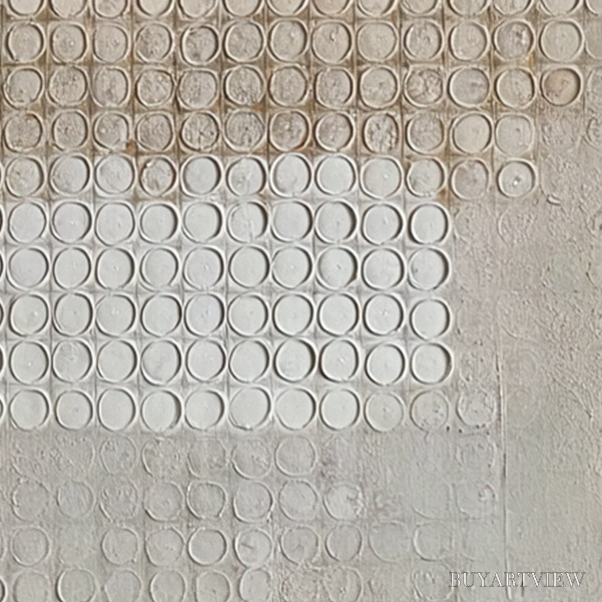 ARTOVITAS Echoes in Silence – Large Wabi Sabi Textured Minimalist Abstract Painting - image 3