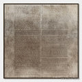 ARTOVITAS Earthen Tablet – Textured Wabi Sabi Minimalist Abstract Painting - image 1