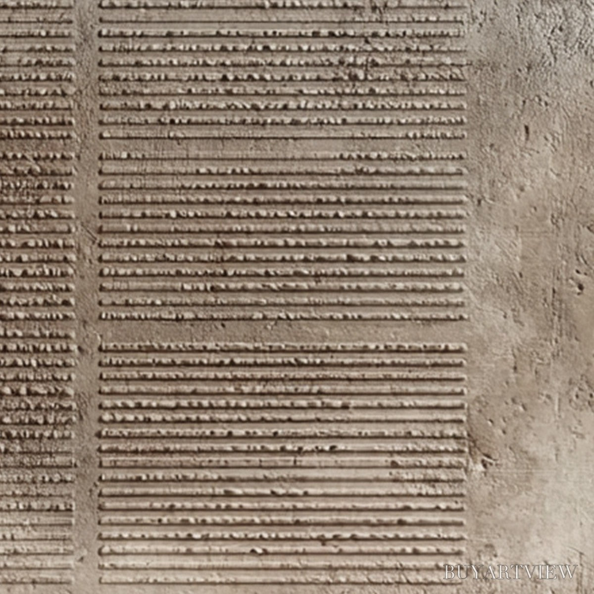 ARTOVITAS Earthen Tablet – Textured Wabi Sabi Minimalist Abstract Painting - image 3
