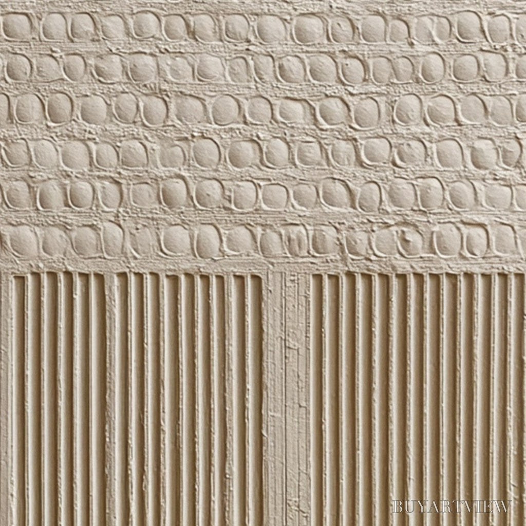 ARTOVITAS Stone Tablet – Textured Wabi Sabi Minimalist Abstract Painting - image 5