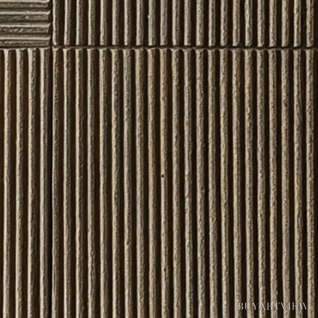 ARTOVITAS Silent Cadence – Square Textured Wabi-Sabi Abstract - image 3