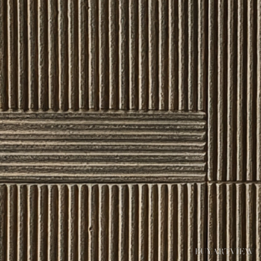 ARTOVITAS Silent Cadence – Square Textured Wabi-Sabi Abstract - image 5