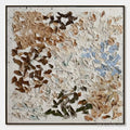 ARTOVITAS Earth'S Mosaic – Textured Wabi Sabi Abstract Impasto Painting - image 1