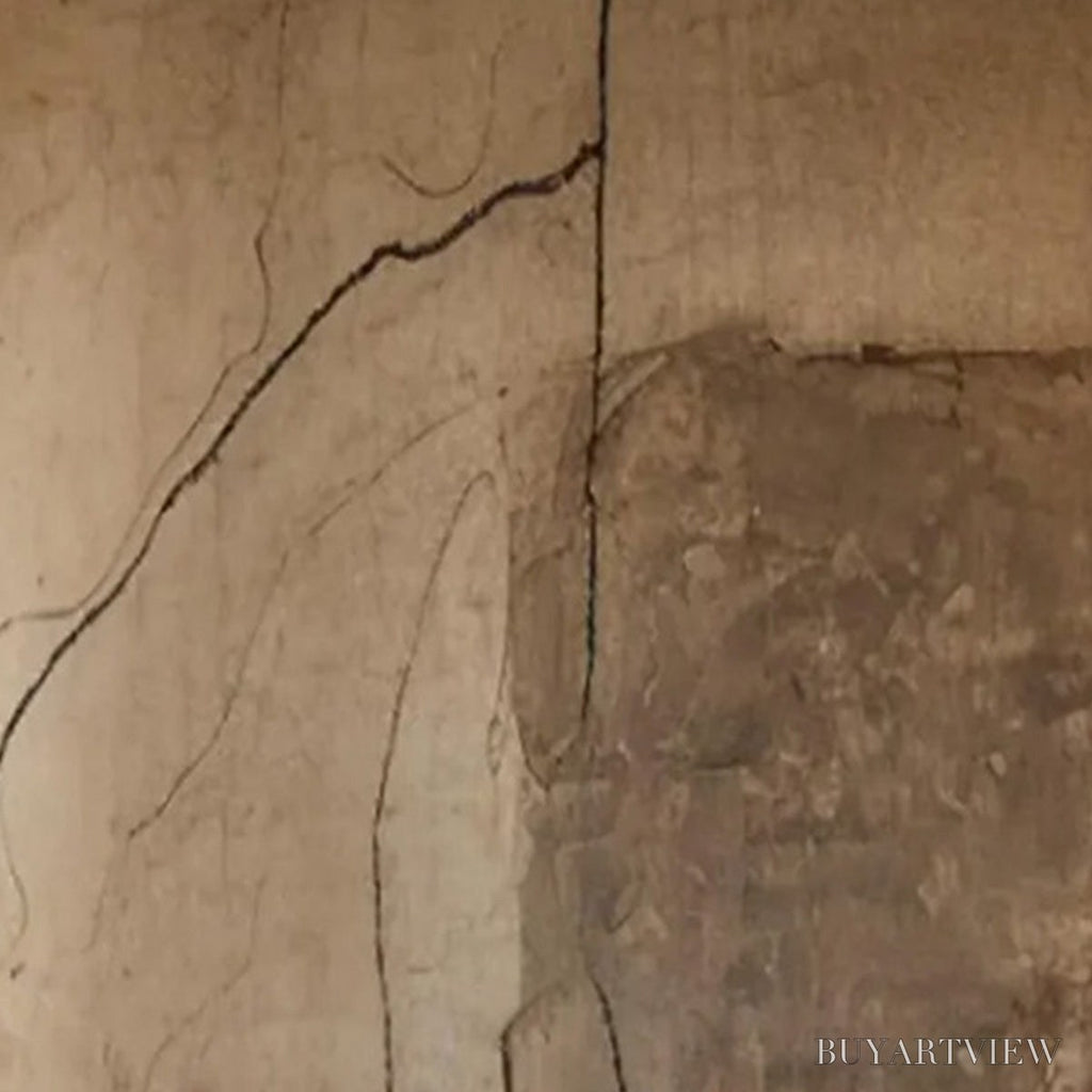 ARTOVITAS Kintsugi Trace – Large Wabi Sabi Textured Abstract - image 5