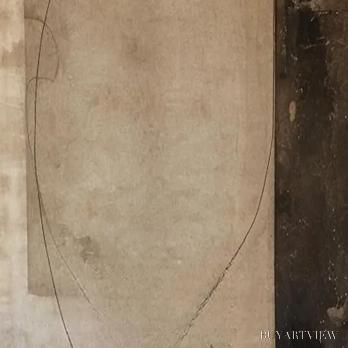 ARTOVITAS Fragmented Memory – Wabi Sabi Style Textured Abstract Painting - image 3