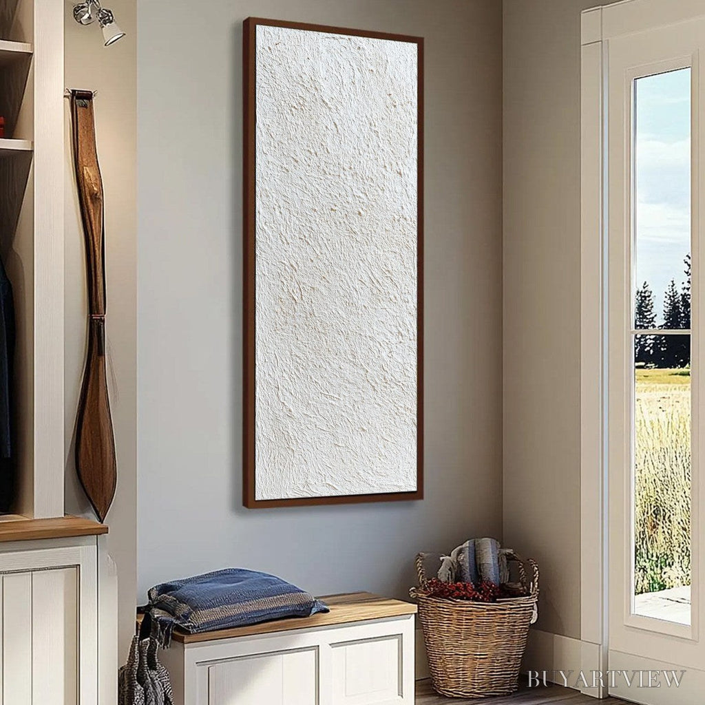 ARTOVITAS Quiet Canvas – Textured Minimalist Wabi Sabi Painting - image 6