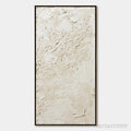 ARTOVITAS Terra Alba – Textured Wabi Sabi Abstract Painting - image 1