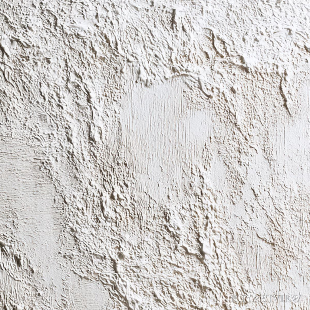 ARTOVITAS Terra Alba – Textured White Wabi Sabi Minimalist Painting - image 5
