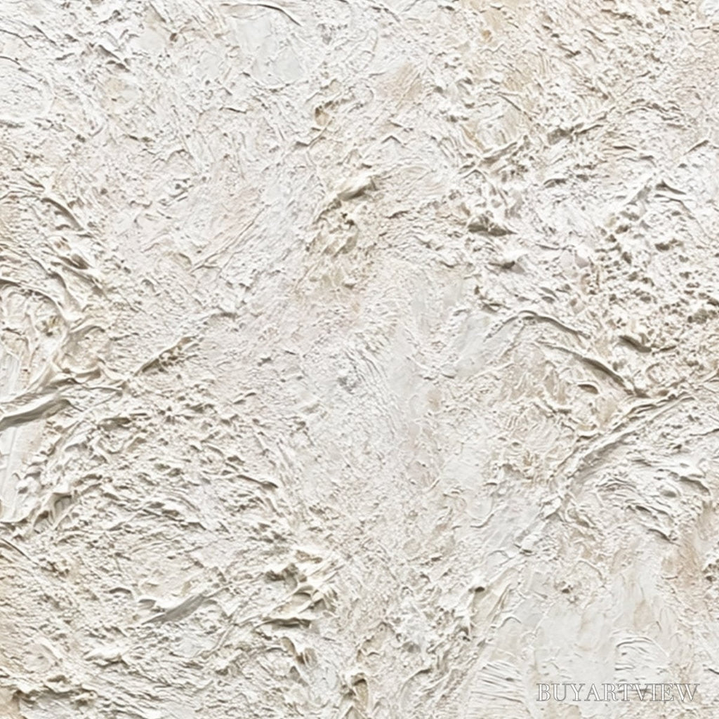 ARTOVITAS Alabaster Veil – Textured Wabi Sabi Minimalist Painting - image 5